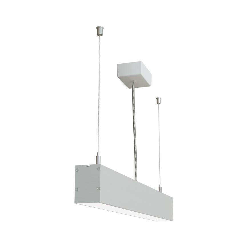 APLED - Lampadario LED su corda LOOK LED/23W/230V 4000K 60 cm argento