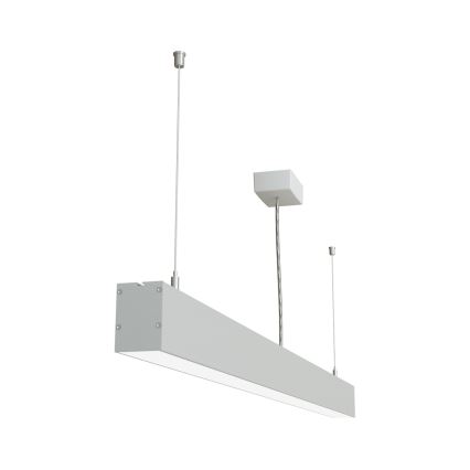 APLED - Lampadario LED su corda LOOK LED/46W/230V 4000K 120 cm argento