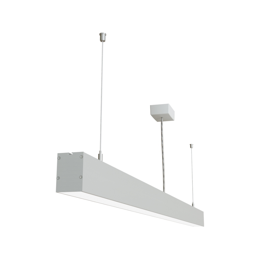 APLED - Lampadario LED su corda LOOK LED/58W/230V 4000K 150 cm argento