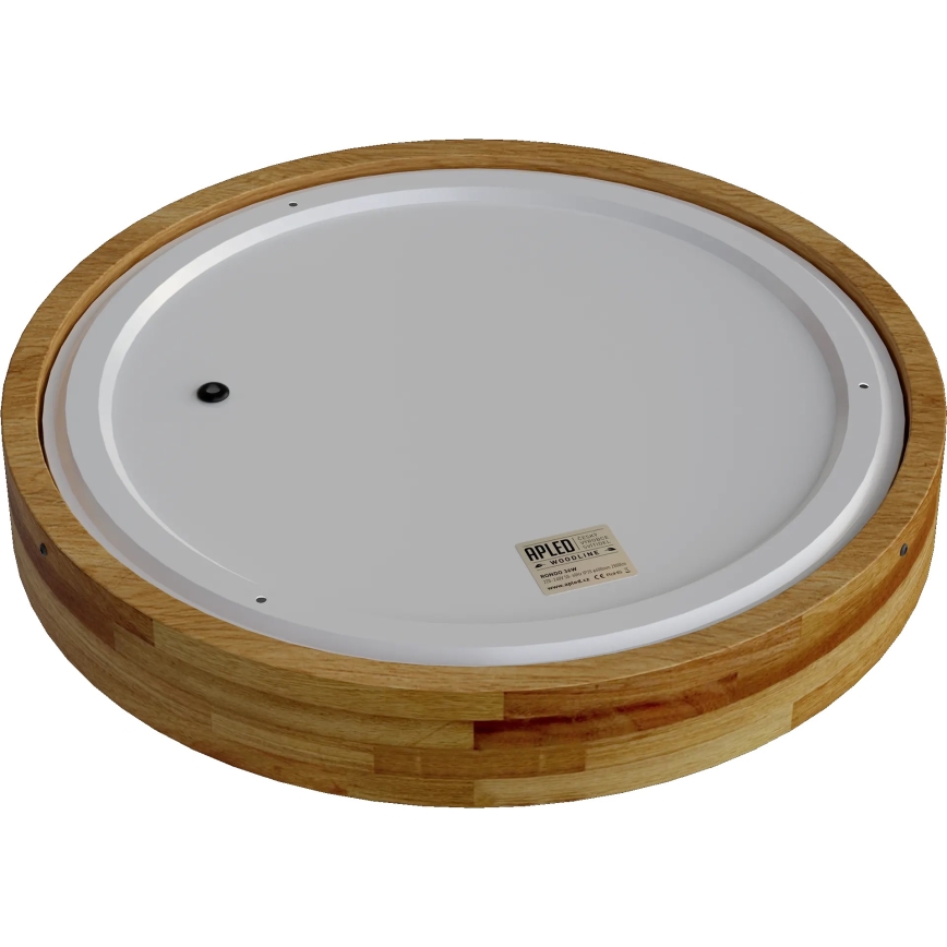 APLED - LED-Deckenleuchte RONDO LED/36W/230V T. 40 cm Eiche