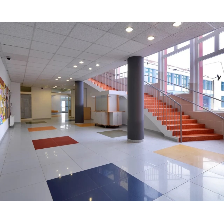 APLED - LED-Einbauleuchte für Badezimmer RONDO LED/24W/230V IP40 d 30 cm matt Chrom