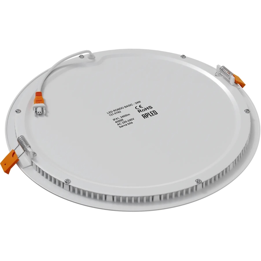 APLED - LED-Einbauleuchte für Badezimmer RONDO LED/24W/230V IP40 d 30 cm weiß