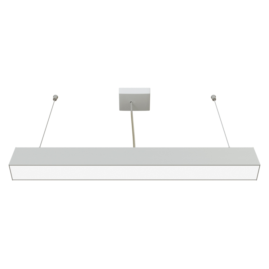 APLED –  LED-Hängeleuchte an Schnur LOOK LED/23W/230V 4000K 60 cm silbern