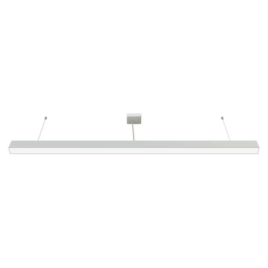 APLED – LED-Hängeleuchte an Schnur LOOK LED/58W/230V 4000K 150 cm silbern