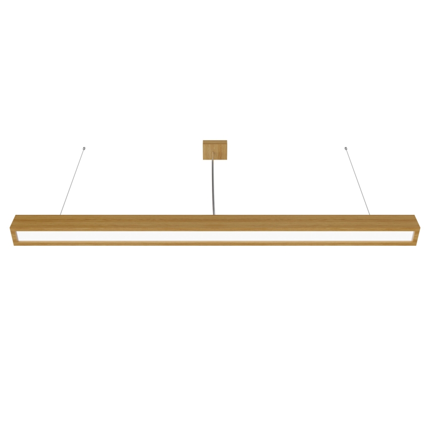 APLED - LED-Kronleuchter an Schnur LOOK LED/48W/230V 4000K 150 cm Eiche