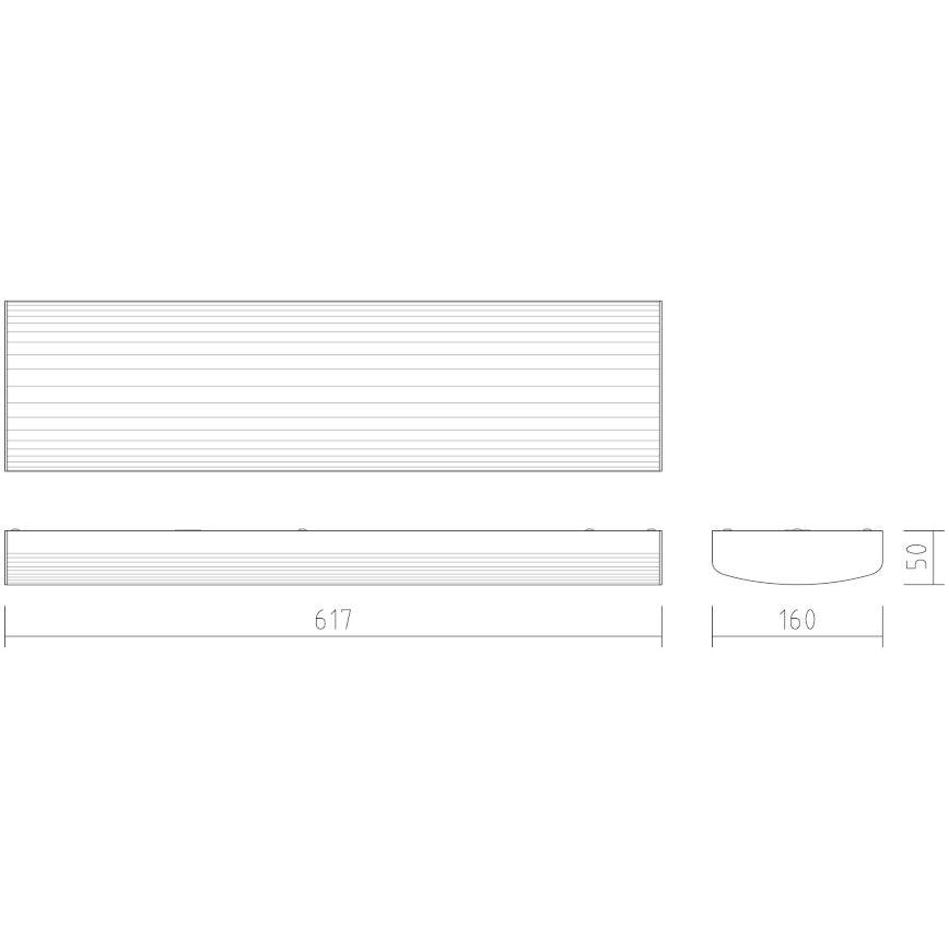 APLED - LED Lampada fluorescente EeL LED/18W/230V 4000K 2000lm