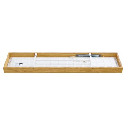 APLED - Panneau monté en surface QUADRA LED/42W/230V chêne