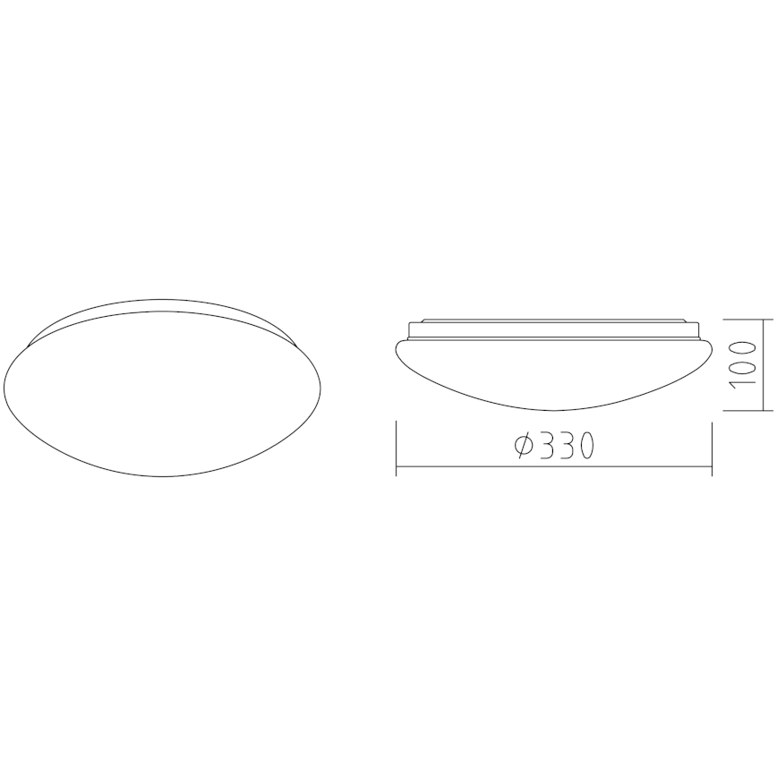 APLED - Plafoniera LED con sensore LENS P TRICOLOR LED/18W/230V IP44 2700 - 6500K 1210lm