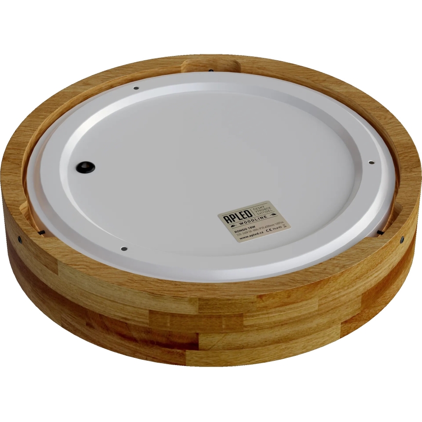 APLED - Plafoniera LED RONDO LED/24W/230V d. 30 cm legno