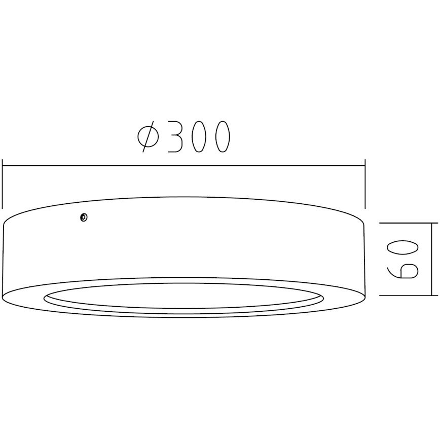 APLED - Plafoniera LED RONDO LED/24W/230V d. 30 cm legno
