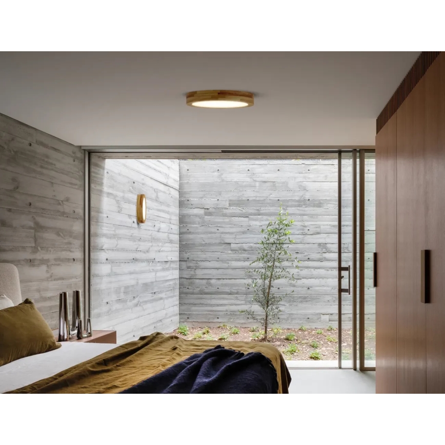 APLED - Plafoniera LED RONDO LED/36W/230V d. 40 cm quercia