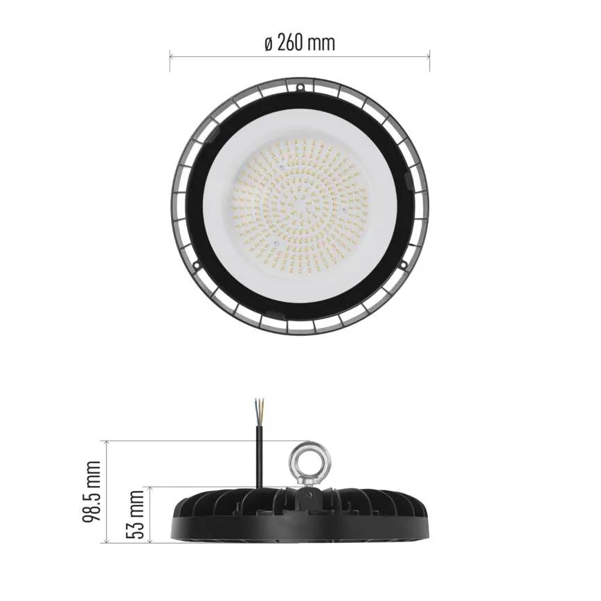 Apparecchio industriale High Bay LED/133W/230V IP65 4000K