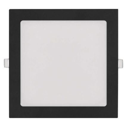 Apparecchio LED da incasso per controsoffitto NEXXO LED/18W/230V 3000/3500/4000K nero 22,5 x 22,5 cm