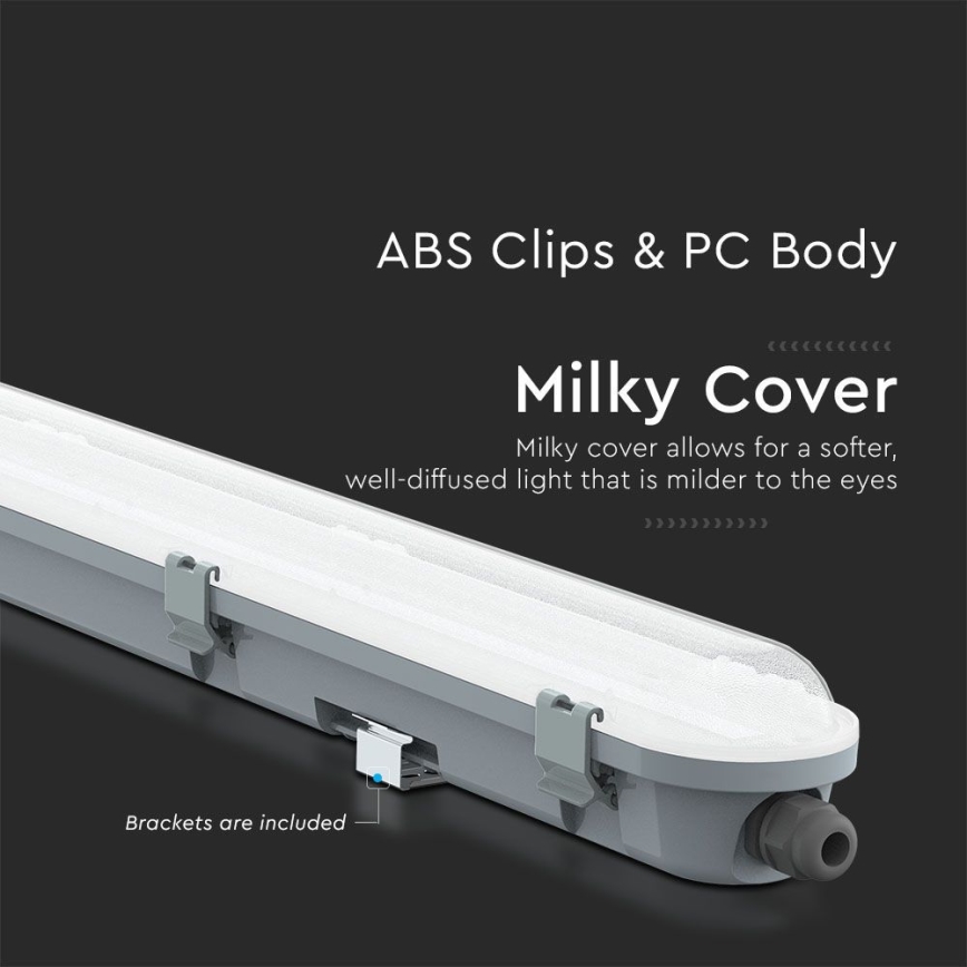 Apparecchio lineare LED tecnico SAMSUNG CHIP LED/18W/230V 6500K IP65 60 cm