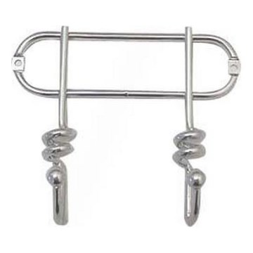 Appendiabiti a parete TWIST 13,5x16,5 cm cromo lucido