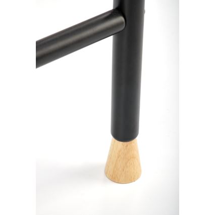 Appendiabiti a piantana 165x91 cm CHENE nero/beige