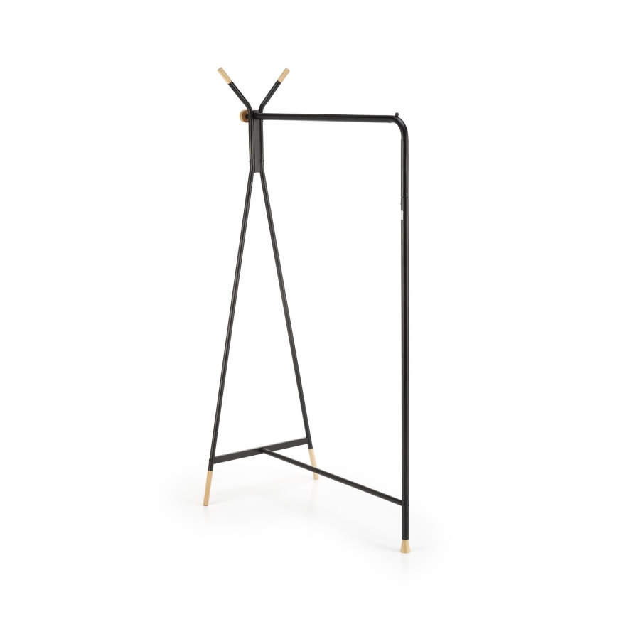 Appendiabiti a piantana 165x91 cm CHENE nero/beige