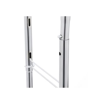 Appendiabiti a piantana mobile LINEA, argento