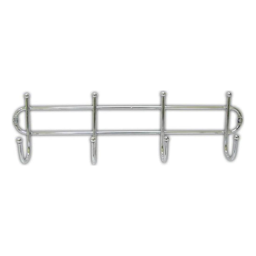 Appendiabiti da parete 10,5x37 cm cromo lucido