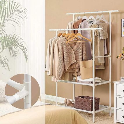 Appendiabiti da terra LINEA bianco