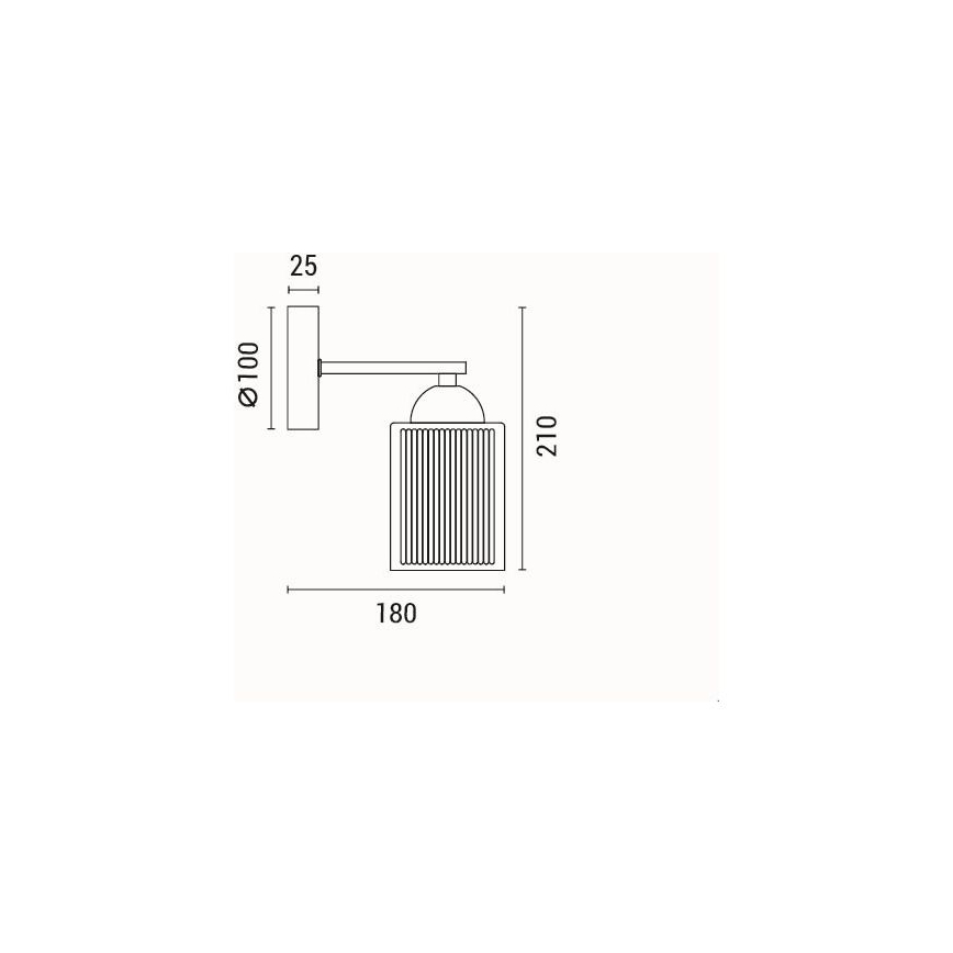 Applique 1xE27/60W/230V