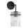 Applique 1xE27/60W/230V nero/limpido