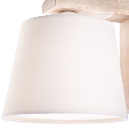 Applique 1xE27/60W/230V quercia - FSC certificato