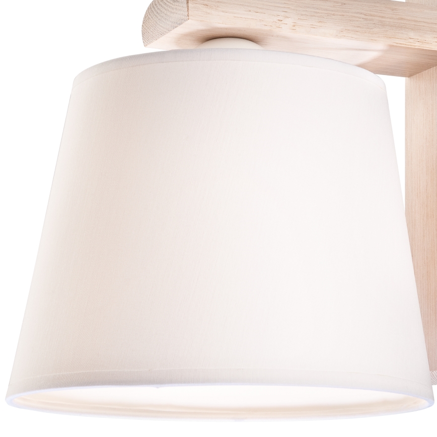 Applique 1xE27/60W/230V quercia - FSC certificato
