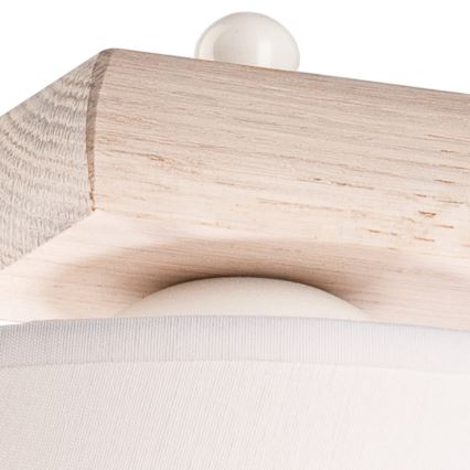 Applique 1xE27/60W/230V quercia - FSC certificato