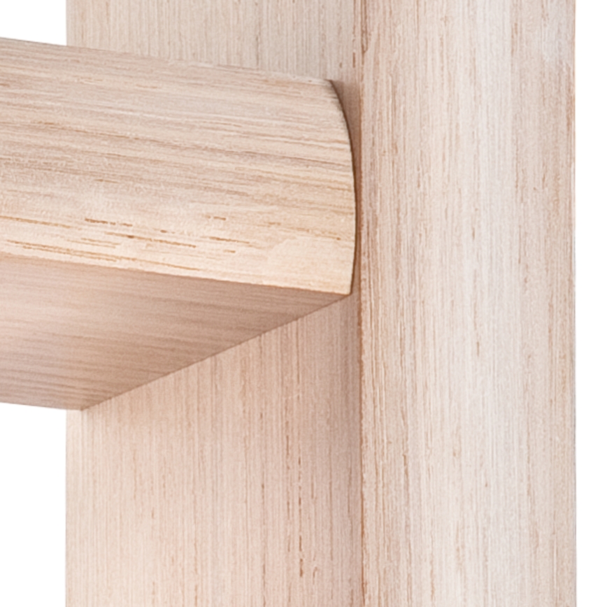 Applique 1xE27/60W/230V quercia - FSC certificato