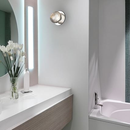 Applique a LED BOLLA LED/3W/230V cromo lucido