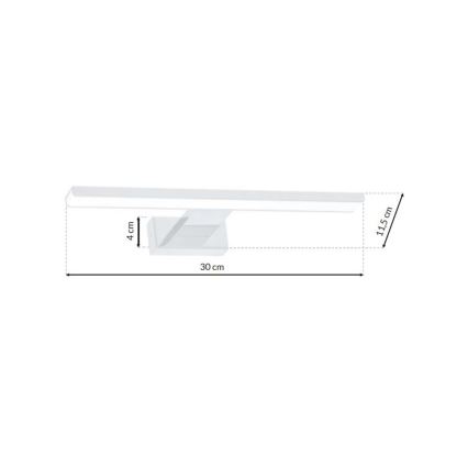 Applique a LED da bagno SHINE 1xLED/7W/230V IP44