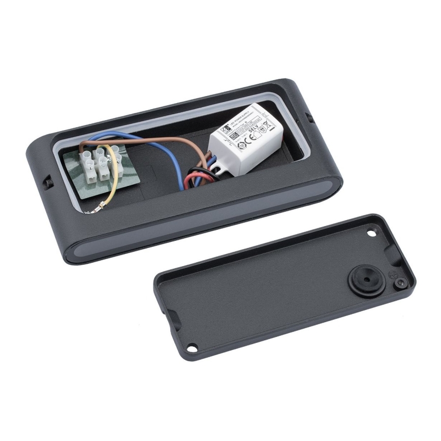 Applique a LED da esterno FLOW LED/6W/230V IP54 nero