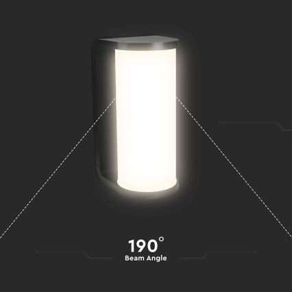 Applique a LED da esterno LED/12W/230V 3000/4200/6500K IP65 nero