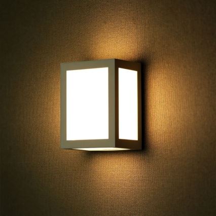 Applique a LED da esterno LED/12W/230V 4000K IP65 grigio