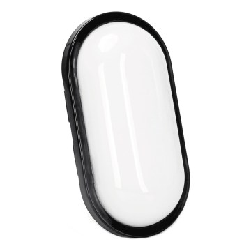 Applique a LED da esterno LED/15W/230V 6500K nero IP65