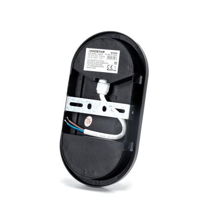 Applique a LED da esterno LED/15W/230V 6500K nero IP65