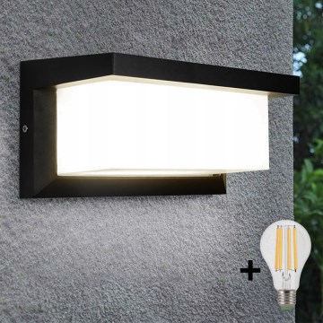 Applique a LED da esterno NEELY 1xE27/9W/230V 3000K IP54 nero