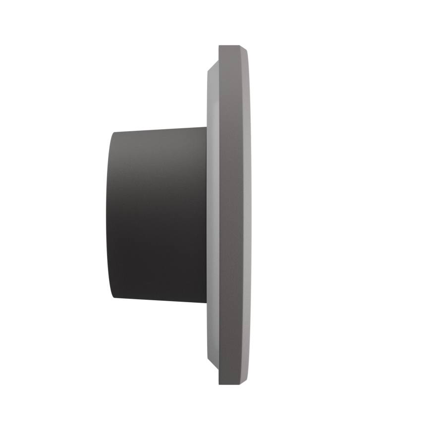 Applique a LED da esterno PIATTA LED/12W/230V 3000/4000/6000K diametro 18 cm IP44 grigio