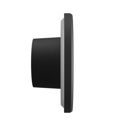 Applique a LED da esterno PIATTA LED/12W/230V 3000/4000/6000K diametro 18 cm IP44 nero