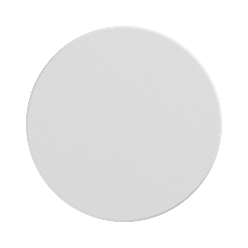 Applique a LED da esterno PIATTA LED/9W/230V 3000/4000/6000K diametro 12 cm IP44 bianco