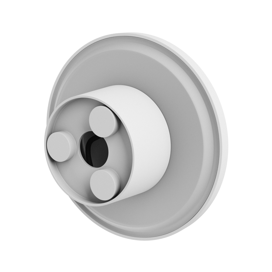 Applique a LED da esterno PIATTA LED/9W/230V 3000/4000/6000K diametro 12 cm IP44 bianco