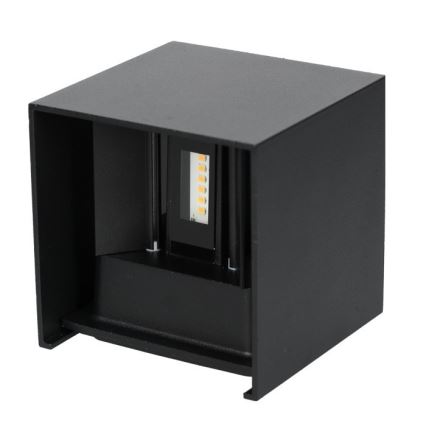 Applique a LED da esterno QUERK 2xLED/3W/230V 3000K IP54 nero