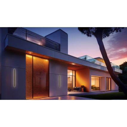 Applique a LED da esterno STICK LED/12W/230V IP65 3000K 60 cm
