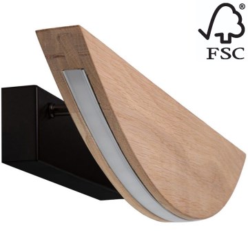 Applique a LED dimmerabile DUBAI LED/6,5W/230V quercia – FSC certificato