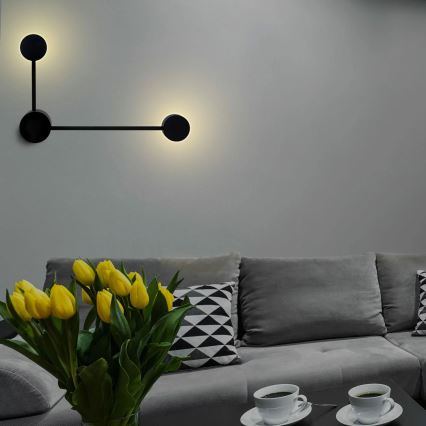 Applique a LED JOY 2xGX53/6W/230V nero