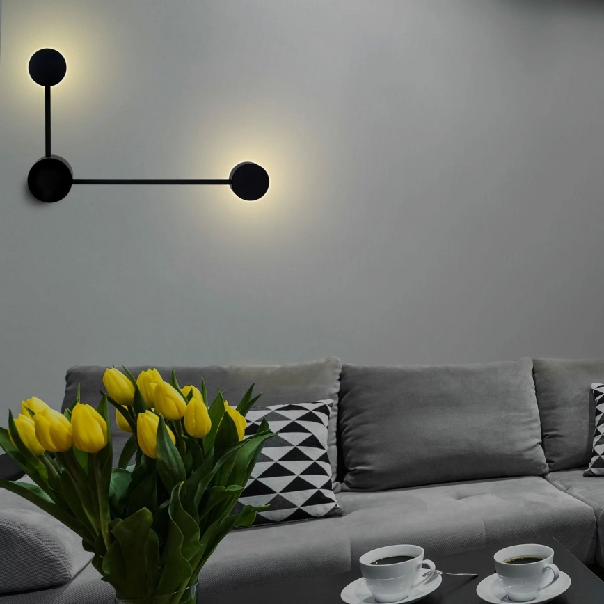 Applique a LED JOY 2xGX53/6W/230V nero
