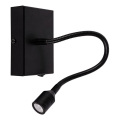 Applique a LED LECTOR LED/2,5W/230V nero