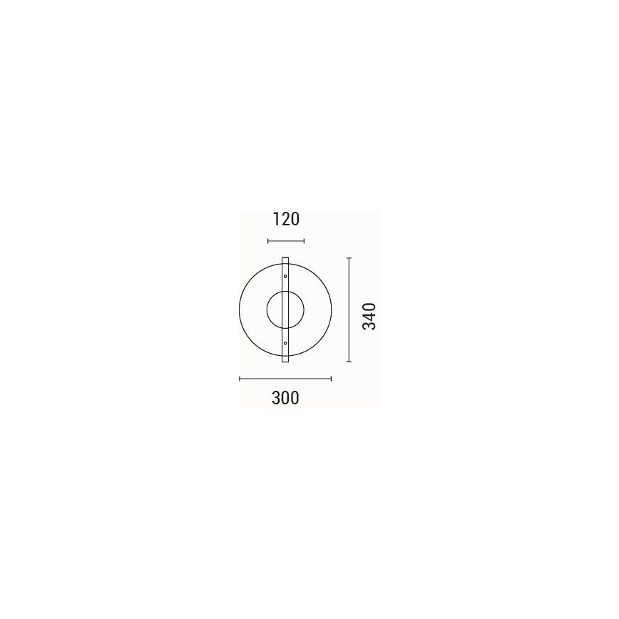 Applique a LED LED/10W/230V 3000K