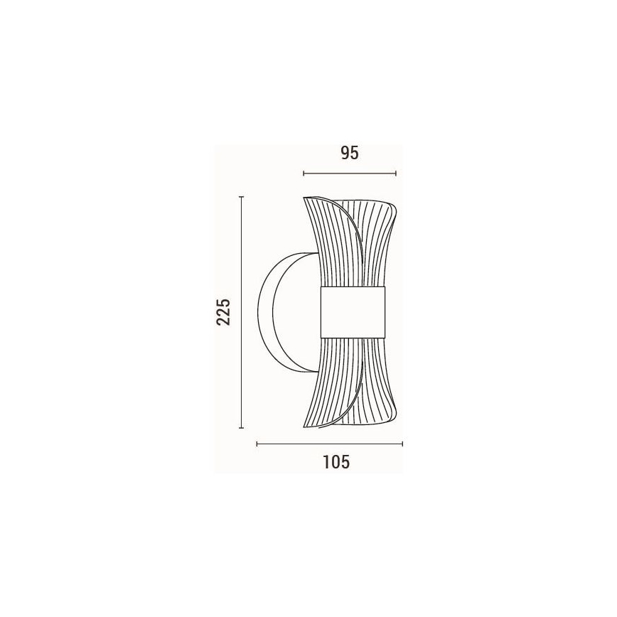 Applique a LED LED/8W/230V 3000K